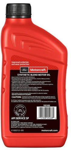 5W30 Synthetic Blend Motor Oil 12 Quarts E336
