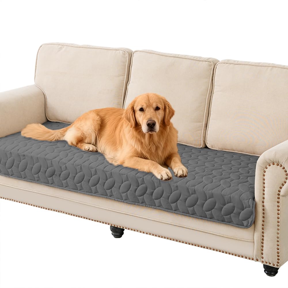 Waterproof Pet Bed Cover 30x70 Inch Dark Grey B651