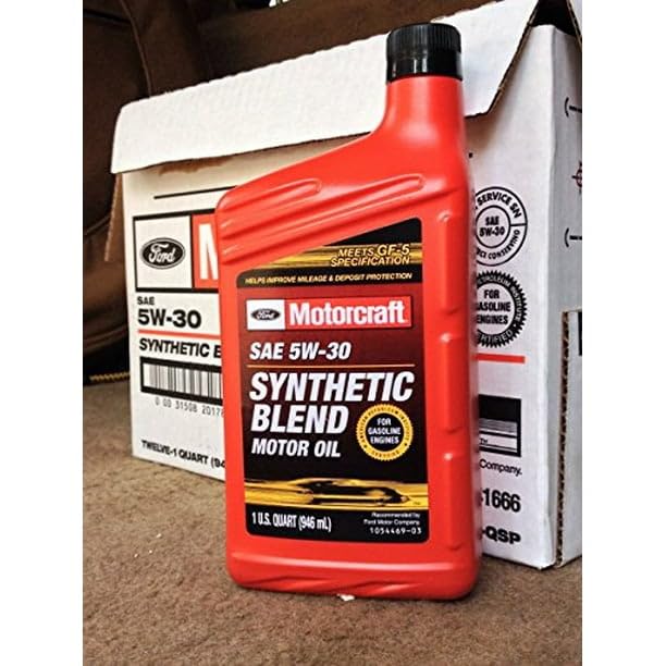 5W30 Synthetic Blend Motor Oil 12 Quarts E336