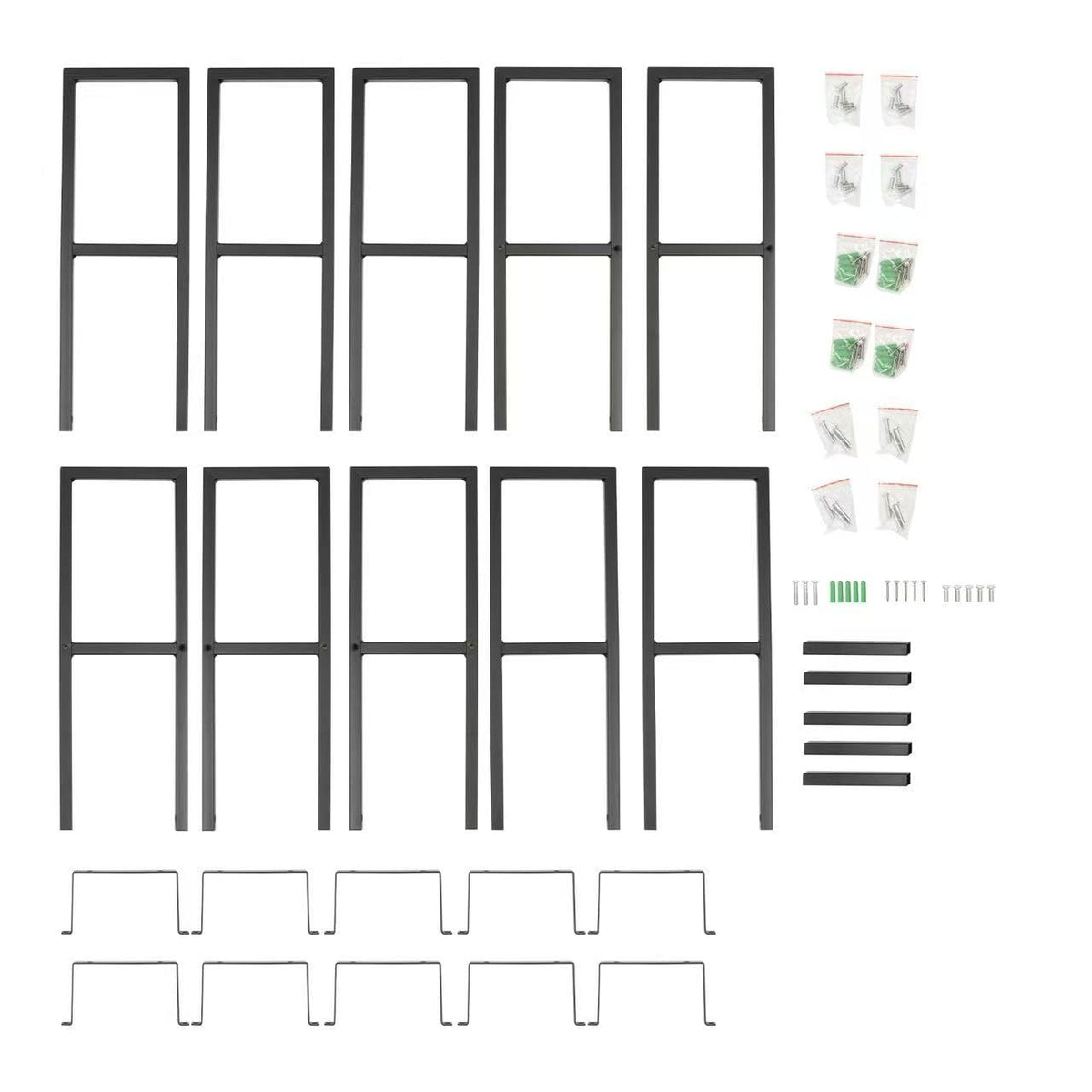 Wall Mount 34 Inch Media Storage Rack K16491