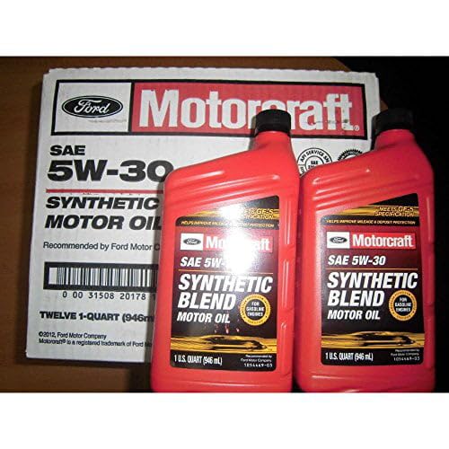 5W30 Synthetic Blend Motor Oil 12 Quarts E336