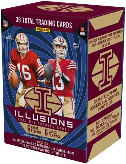 NFL Football Trading Card Blaster Box 6 Packs R871