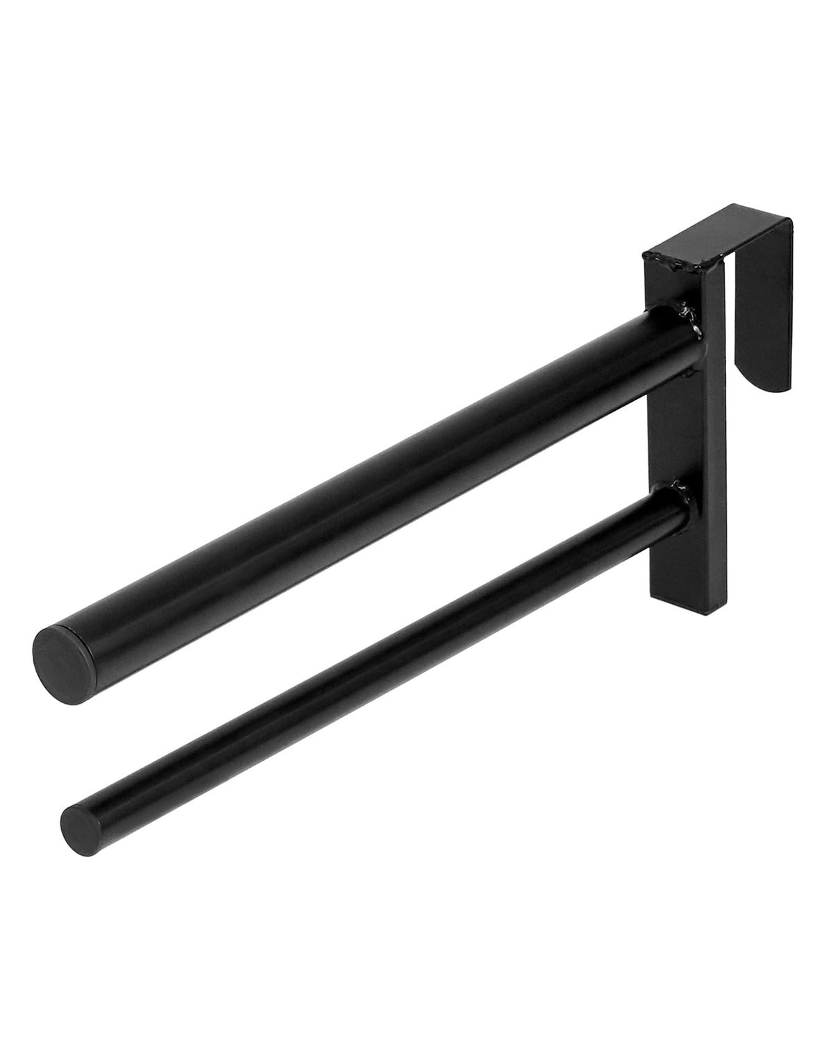 Black PVC Coated Double Saddle Rack U57057