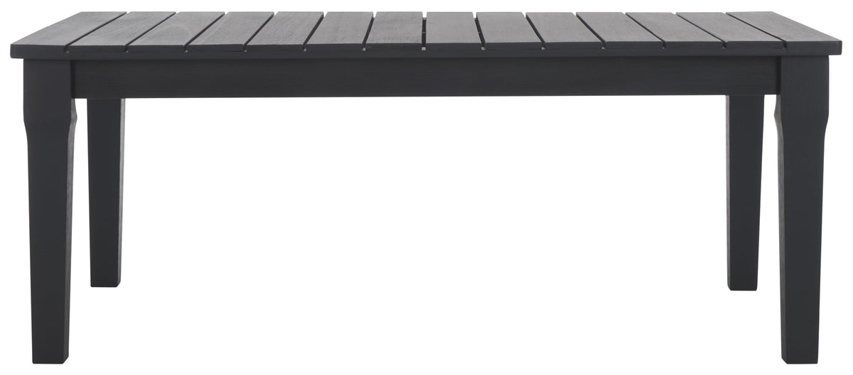 Black Solid Wood Coffee Table T475