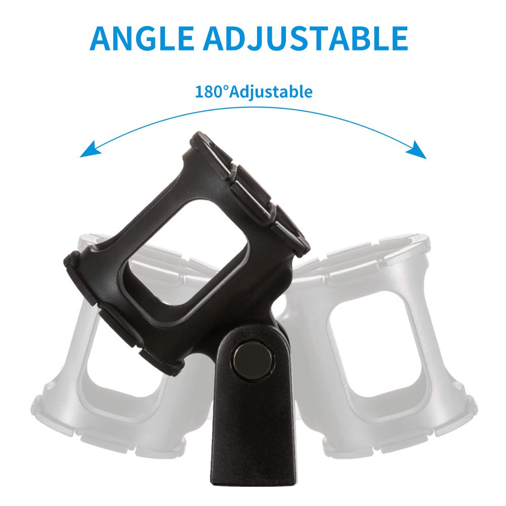 Microphone Shock Mount Holder Clip Anti-Vibration for Condenser Shotgun Mic T9805