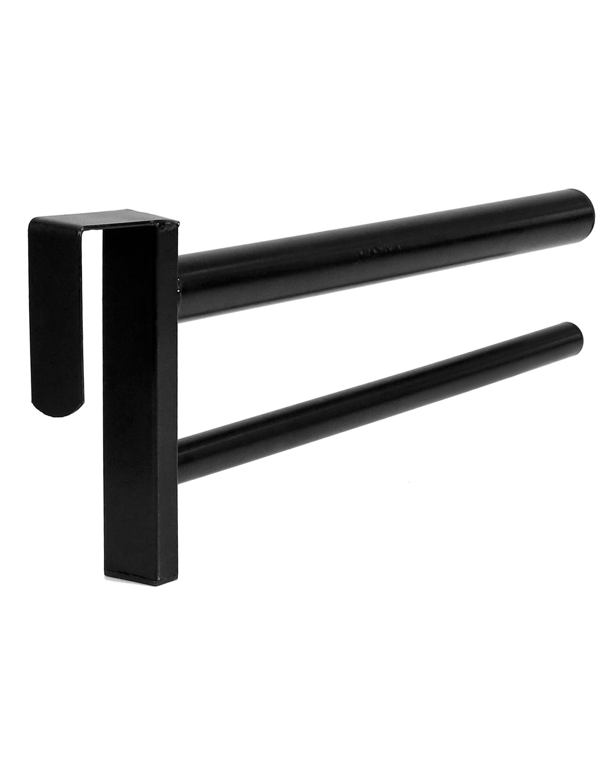 Black PVC Coated Double Saddle Rack U57057