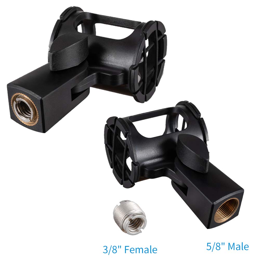 Microphone Shock Mount Holder Clip Anti-Vibration for Condenser Shotgun Mic T9805