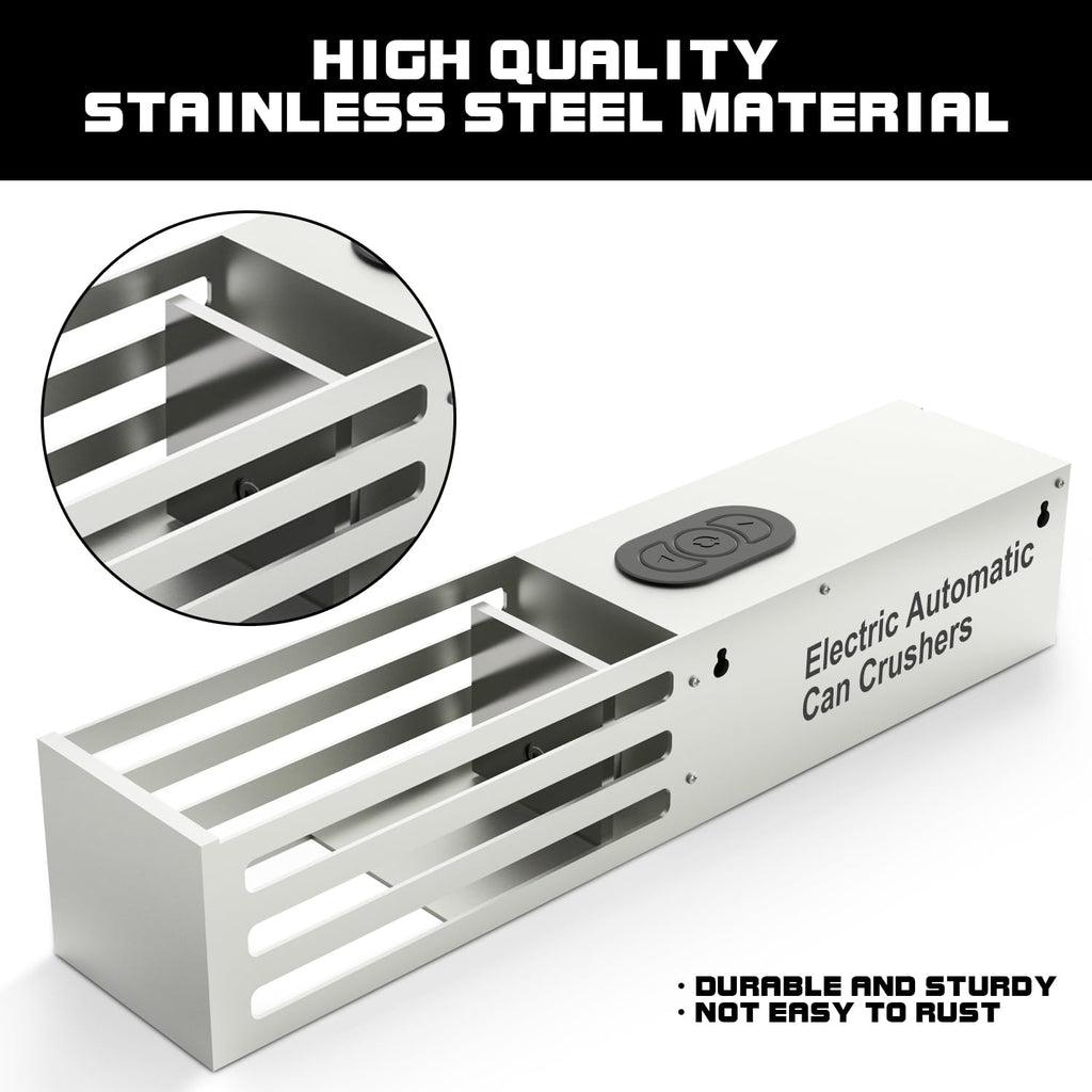Electric Can Crusher Wall Mounted 12oz & 16oz I81761