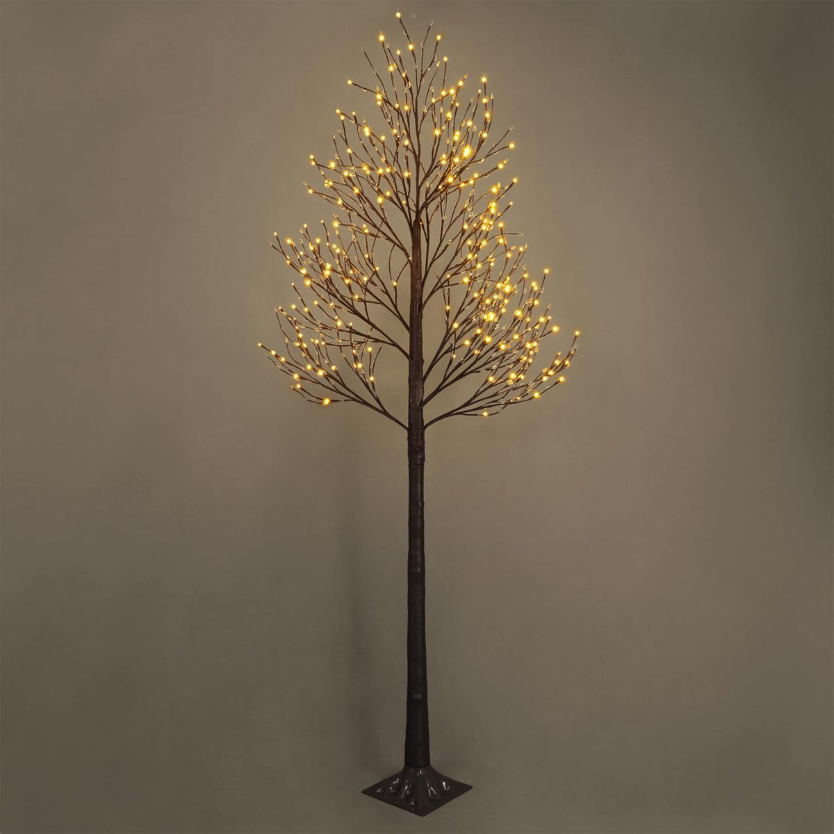 8FT Lighted Willow Twig Tree with 240 Warm White LED Lights F931