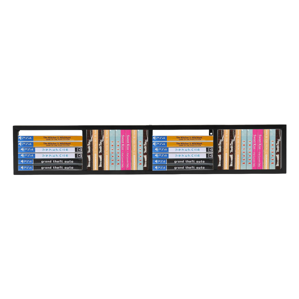 Wall Mount 34 Inch Media Storage Rack K16491