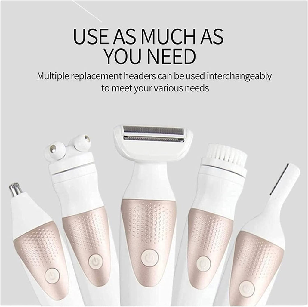 5 in 1 Epilator Shaver Trimmer Pedicure and Body Exfoliator H322688