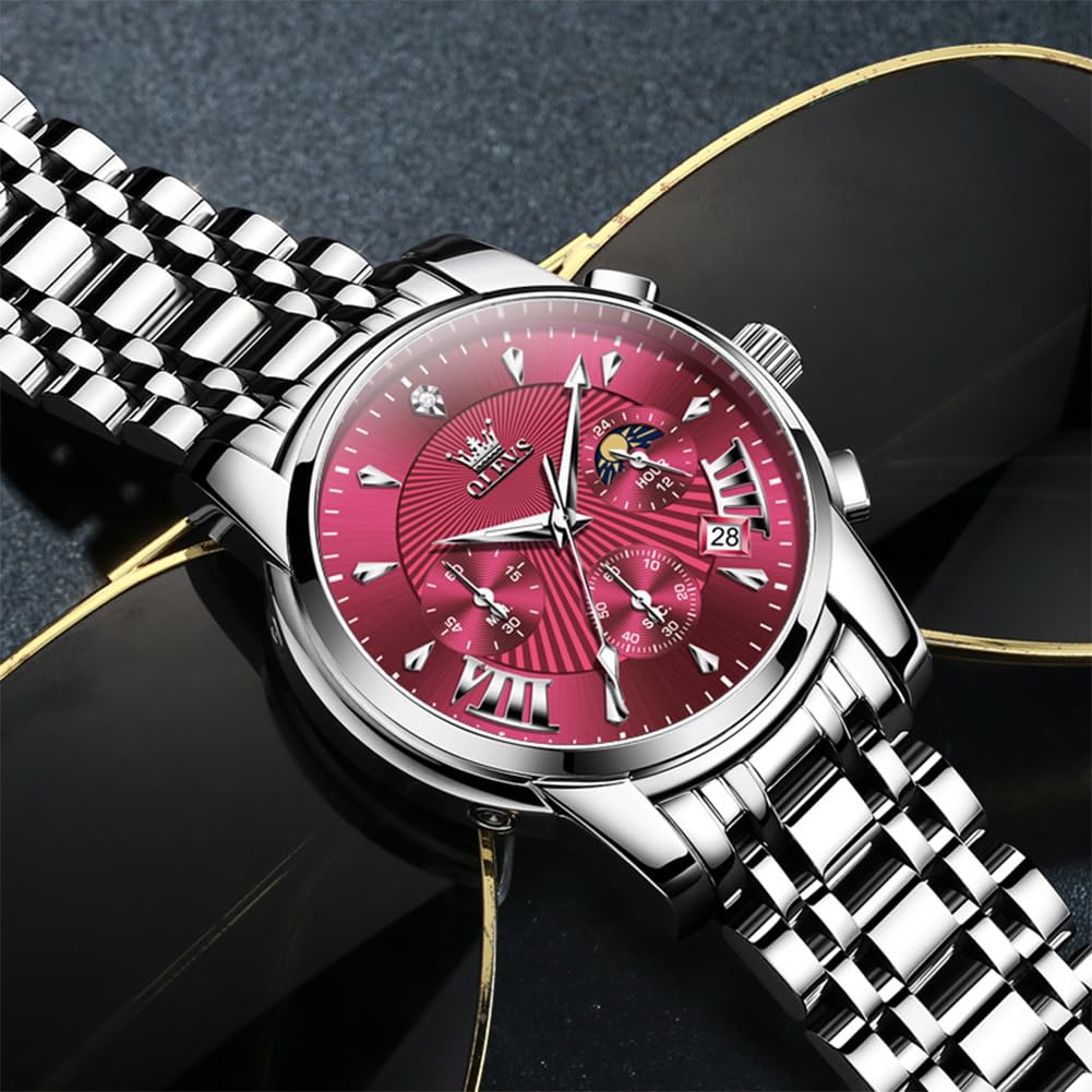 Waterproof Stainless Steel Chronograph Watch E3003