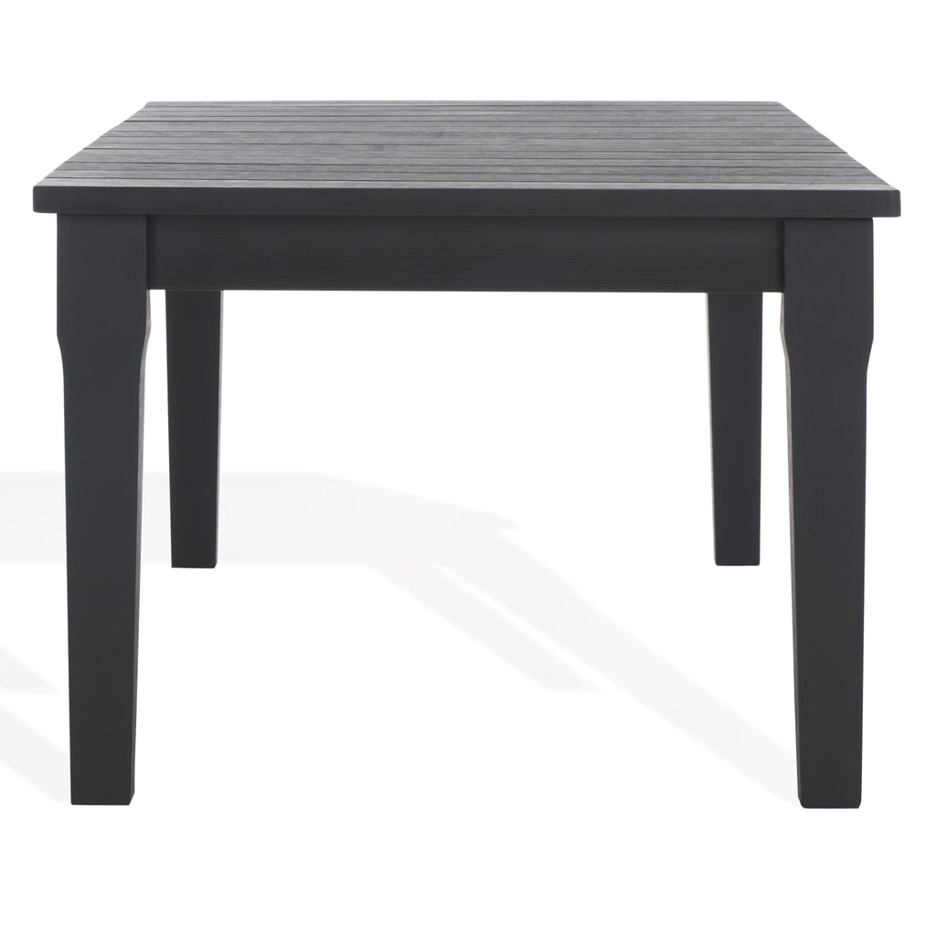 Black Solid Wood Coffee Table T475