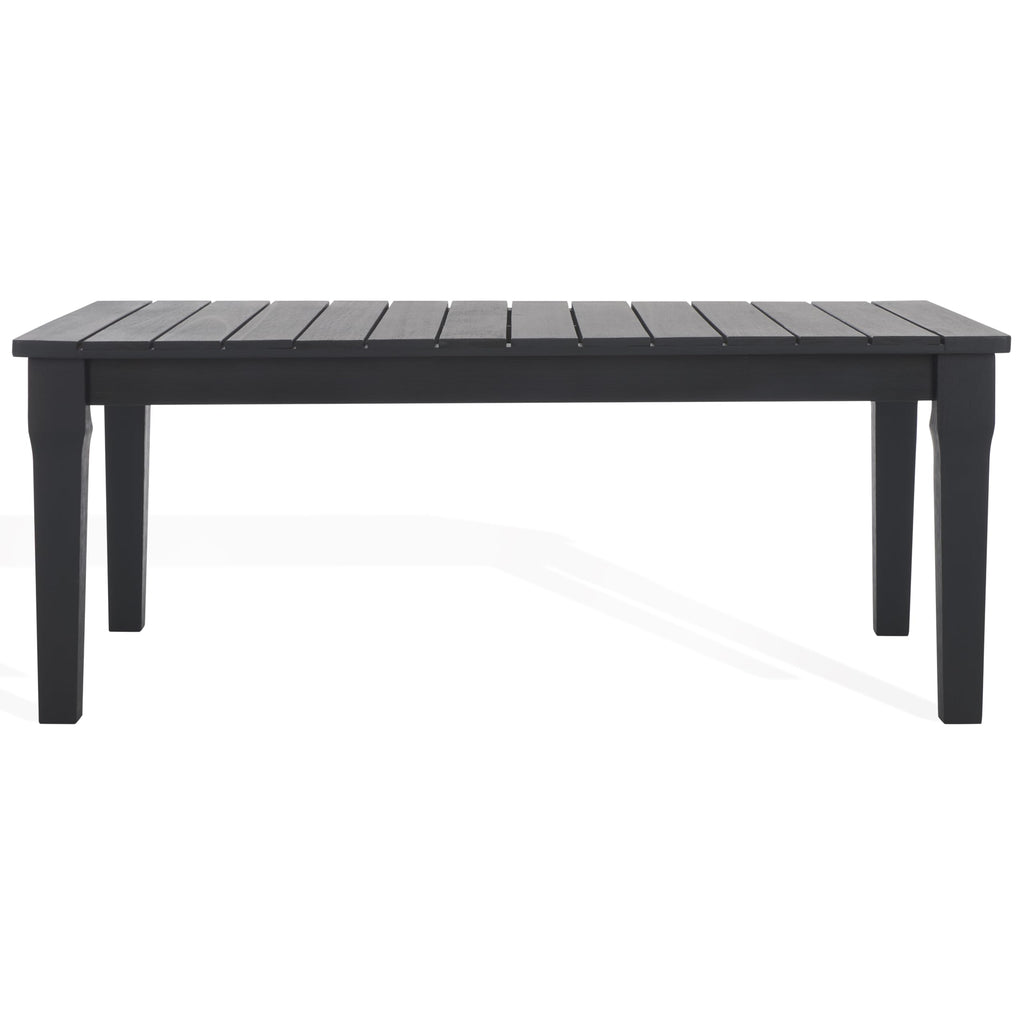 Black Solid Wood Coffee Table T475