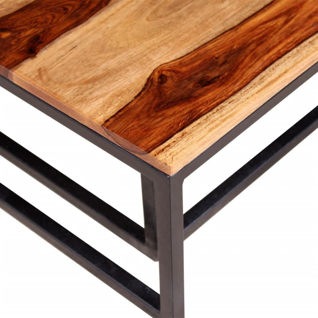 Coffee Table Side Tables 2 Piece Nesting Set Solid Sheesham Wood Q3089