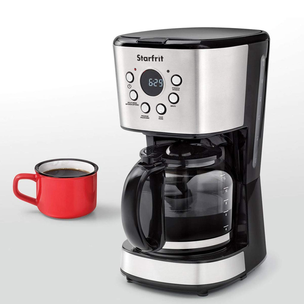 Programmable 12 Cup Stainless Steel Coffee Maker U78861