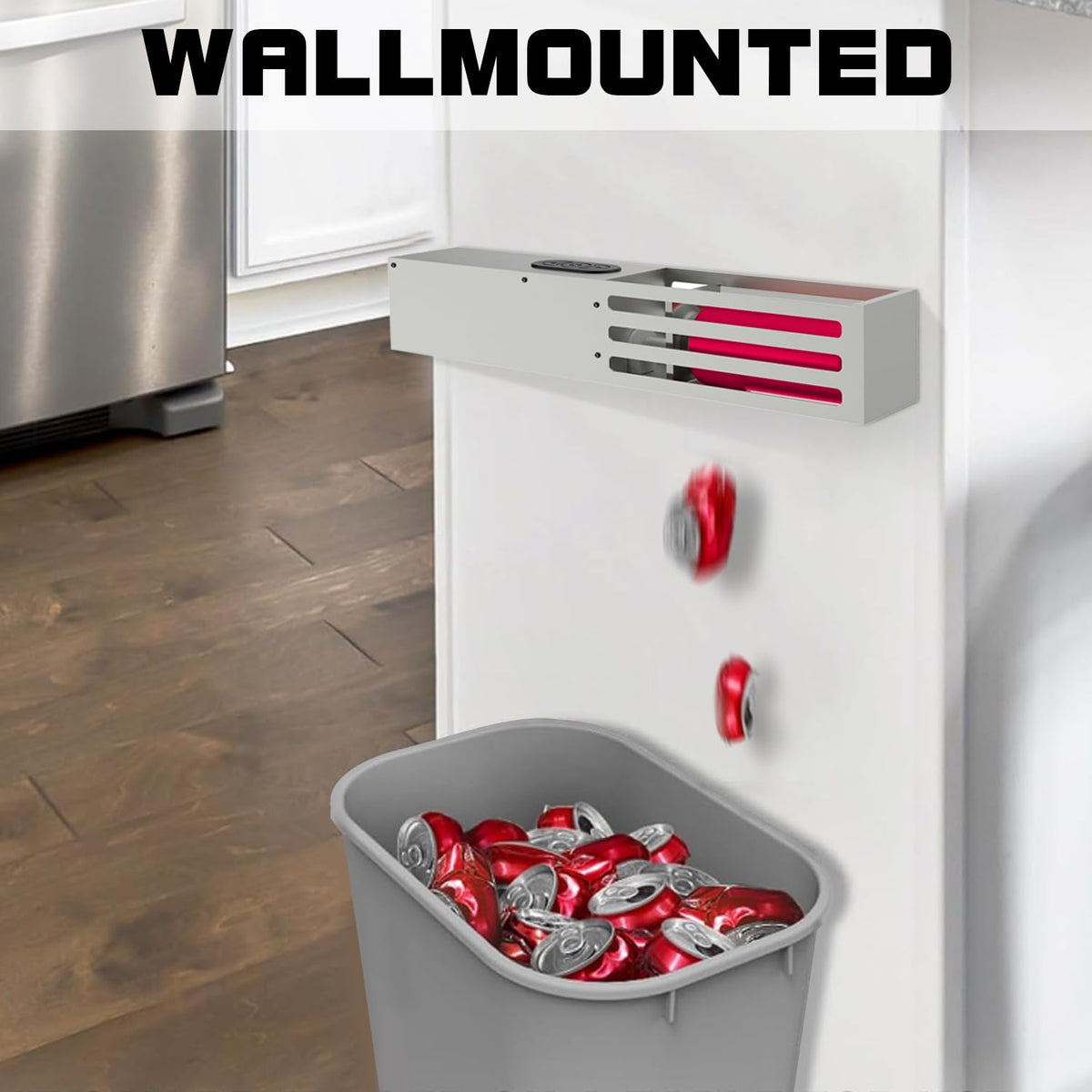 Electric Can Crusher Wall Mounted 12oz & 16oz I81761