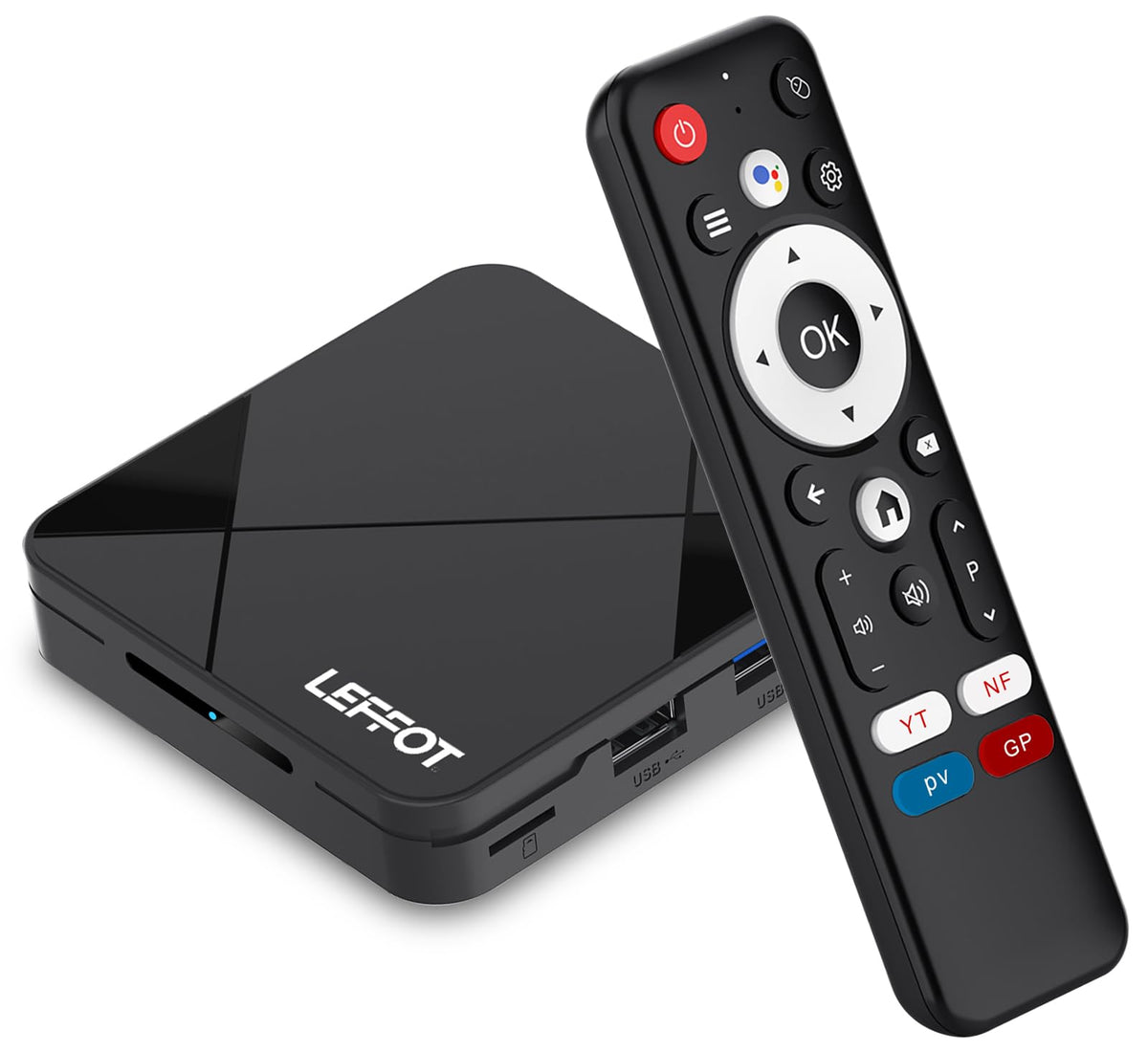 Android 14.0 4K Ultra HD TV Box E107