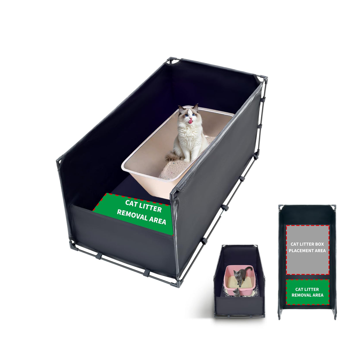Large Cat Litter Box Enclosure U72249