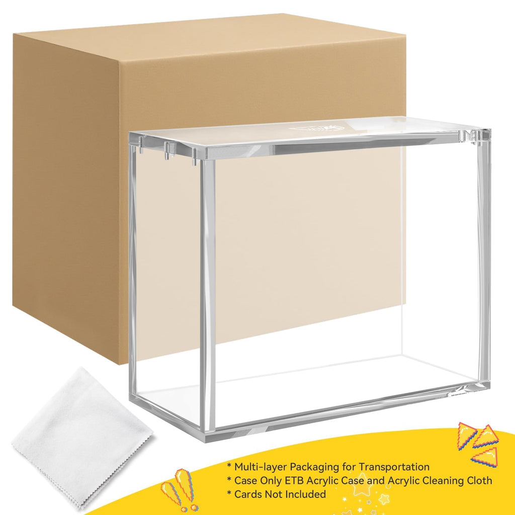 Acrylic Case 3 Pack, 8mm Magnetic Lid W249