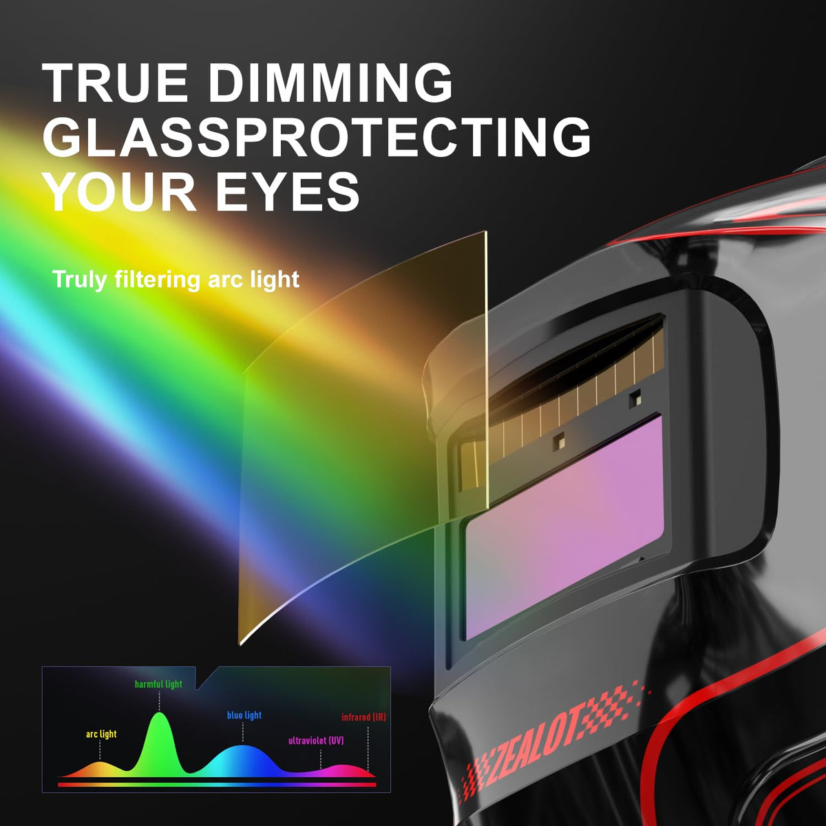 Auto Darkening Welding Helmet K202