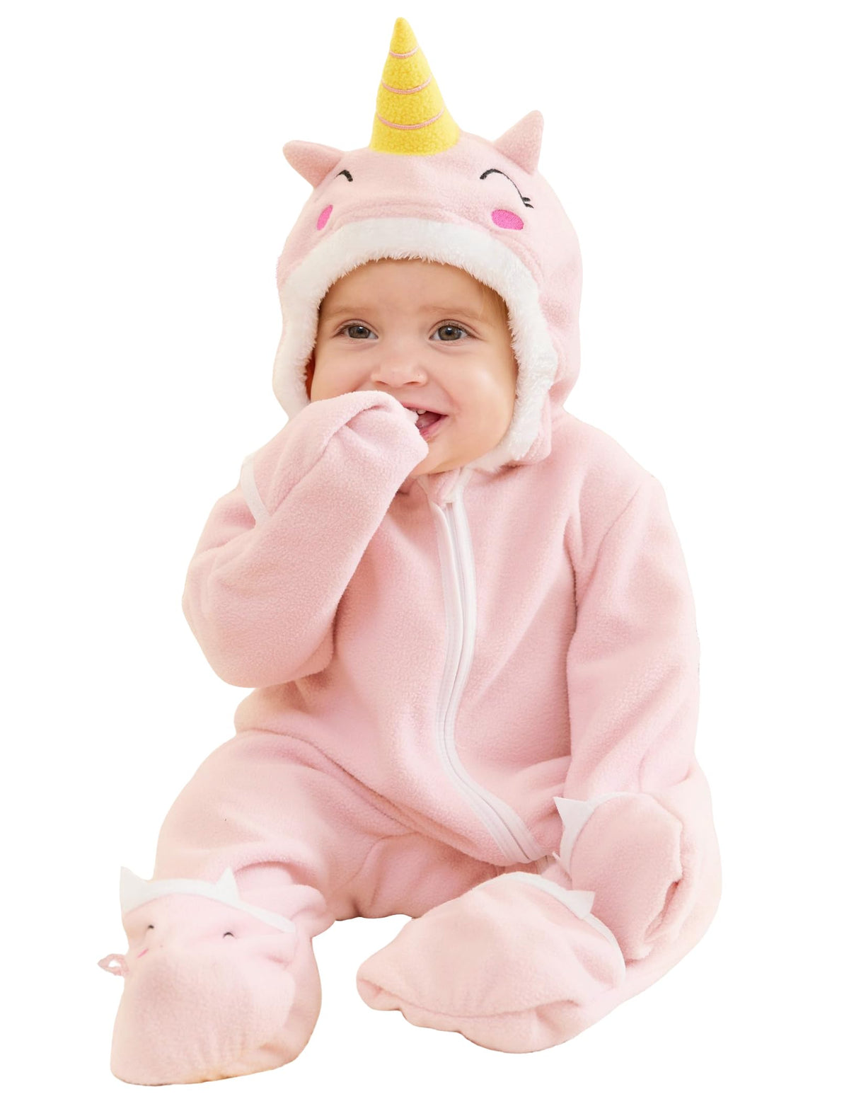 Baby Fleece Hooded Footie 18-24 Months A720