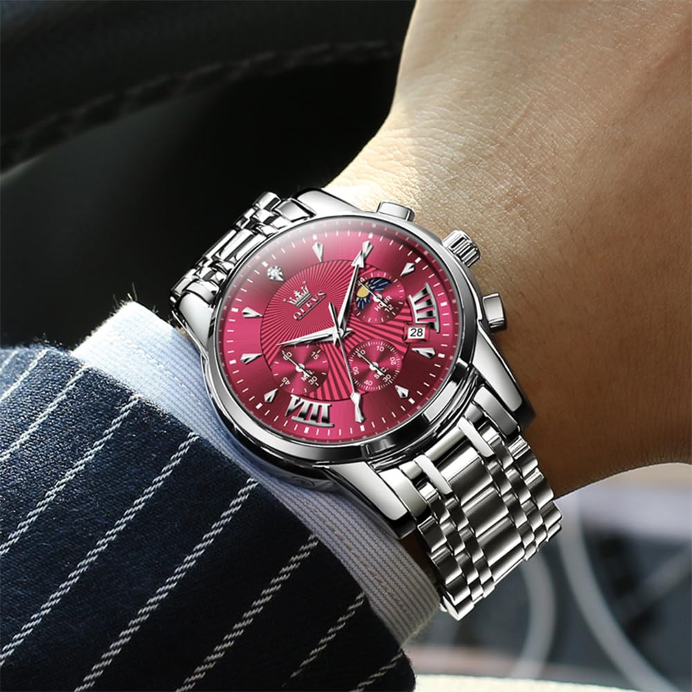 Waterproof Stainless Steel Chronograph Watch E3003