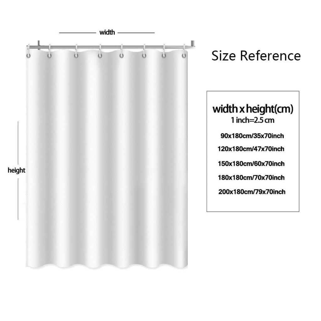 Sage Green Geometric Bath Curtain 54x78 Inches V244