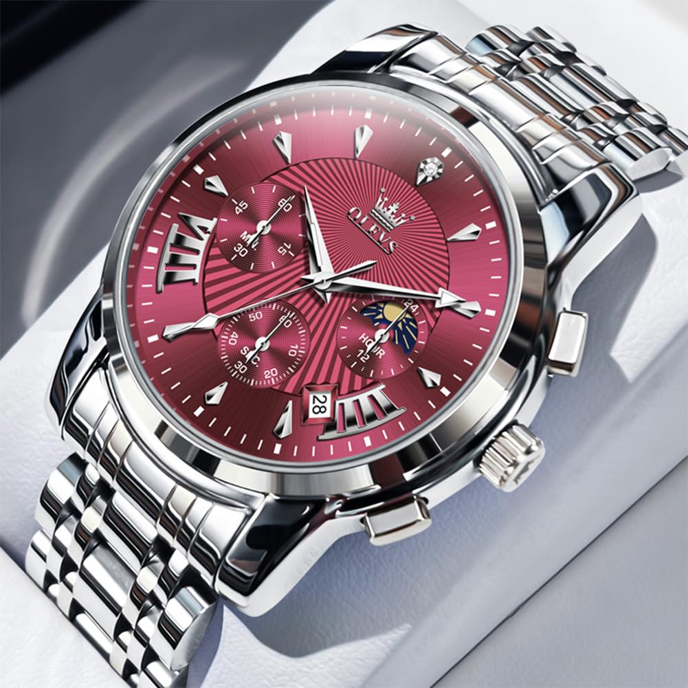 Waterproof Stainless Steel Chronograph Watch E3003