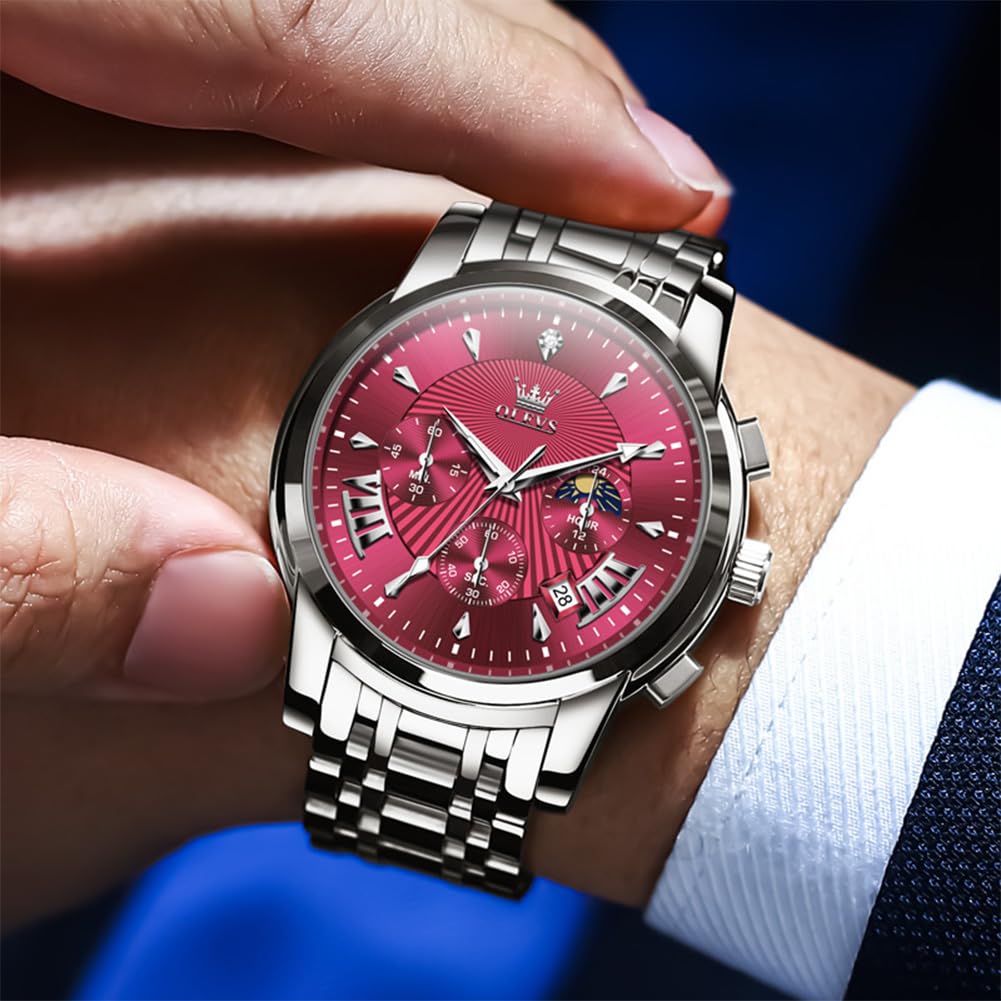 Waterproof Stainless Steel Chronograph Watch E3003