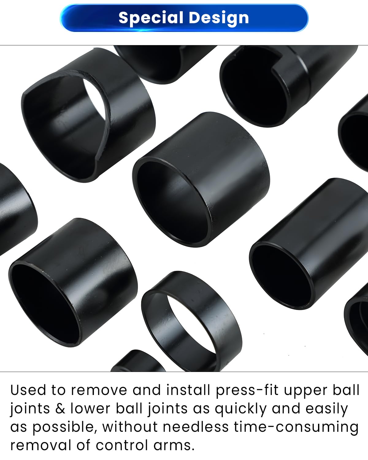 14pcs Ball Joint Service Adapter Set E156