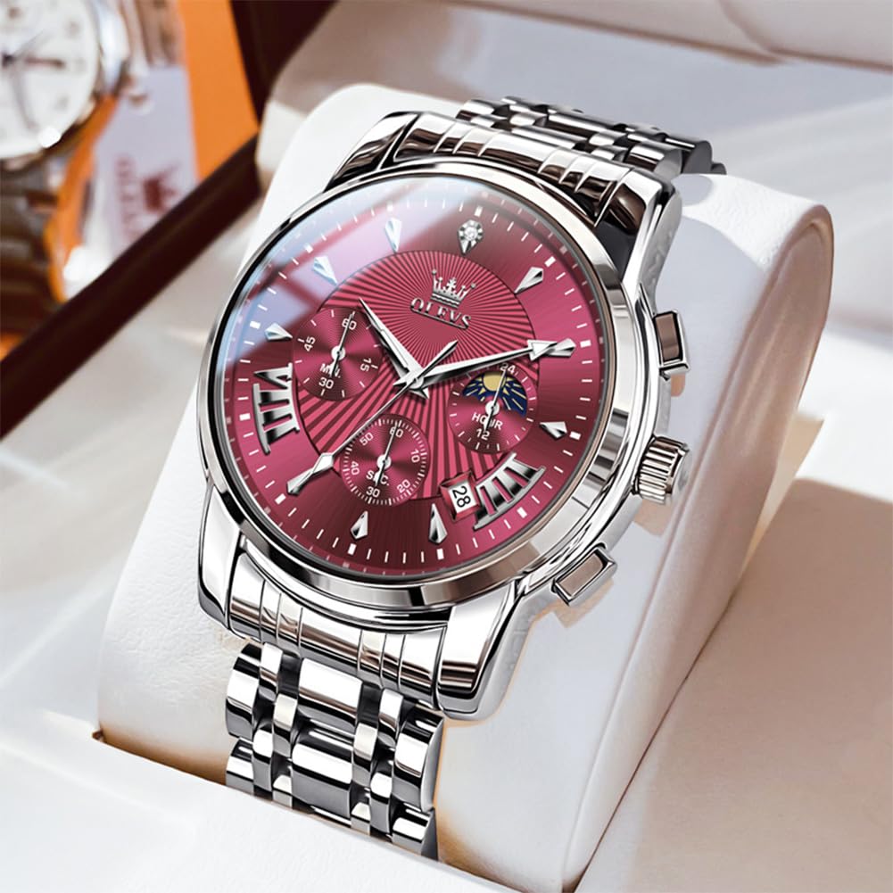 Waterproof Stainless Steel Chronograph Watch E3003