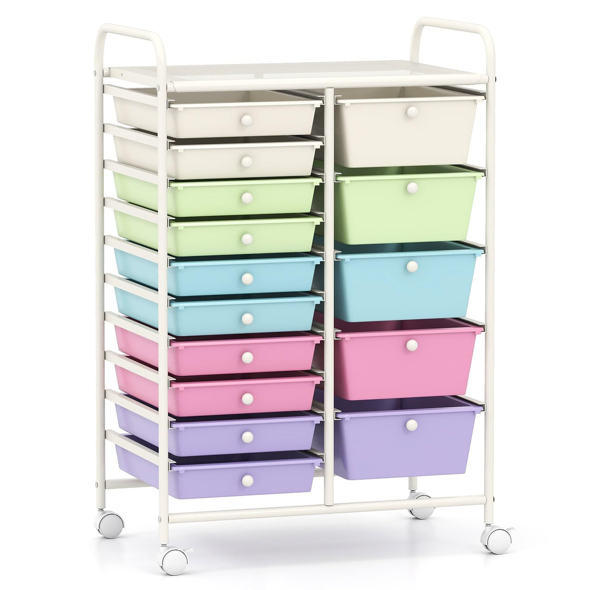 15 Drawer Rolling Storage Cart D94705