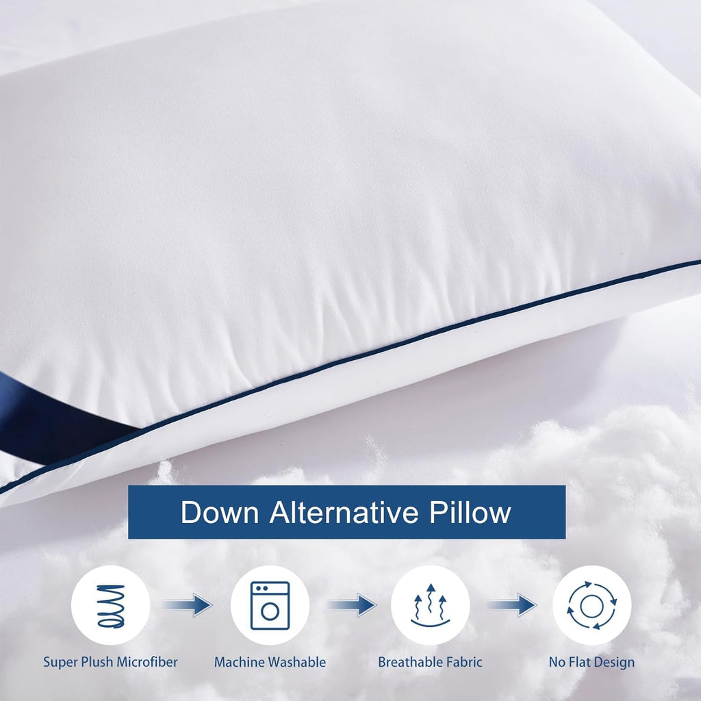 King Size Set of 2 Bed Pillows N3477