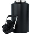 One Gallon 128oz Stainless Steel Insulated Water Bottle with Handle, Black B54253