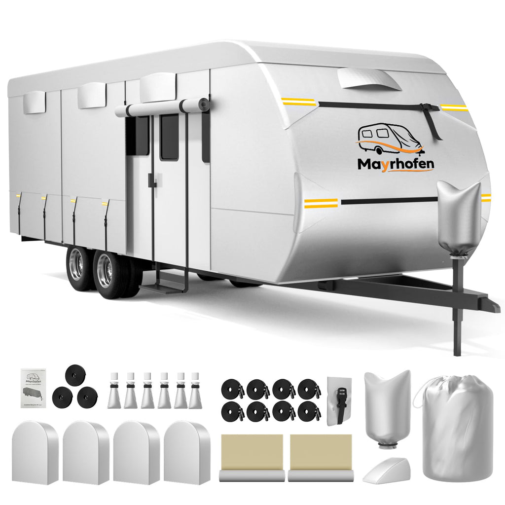 600D Oxford Fabric 30-33ft Travel Trailer Cover G9705