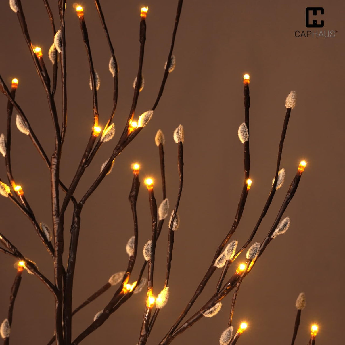 8FT Lighted Willow Twig Tree with 240 Warm White LED Lights F931