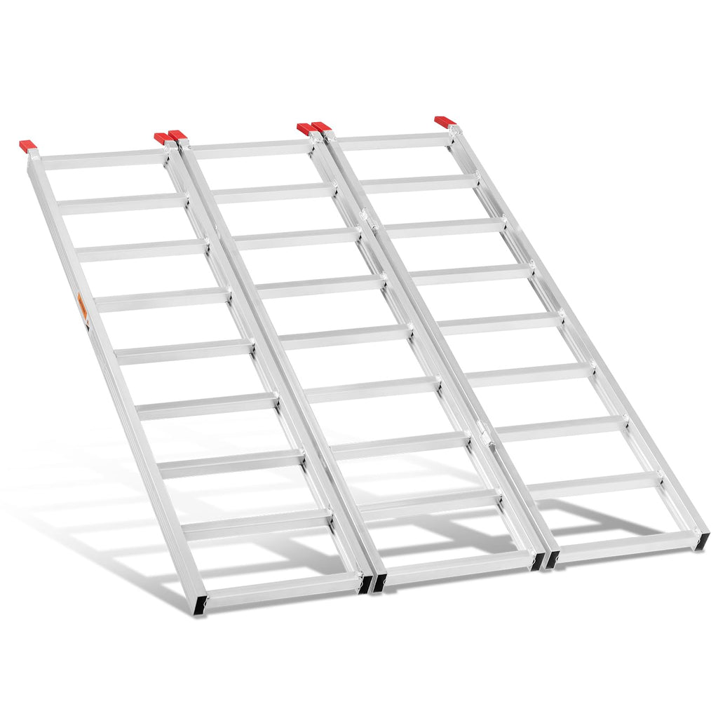 69" L x 50" W Tri-Fold Aluminum ATV Loading Ramp 1500lb Capacity C712