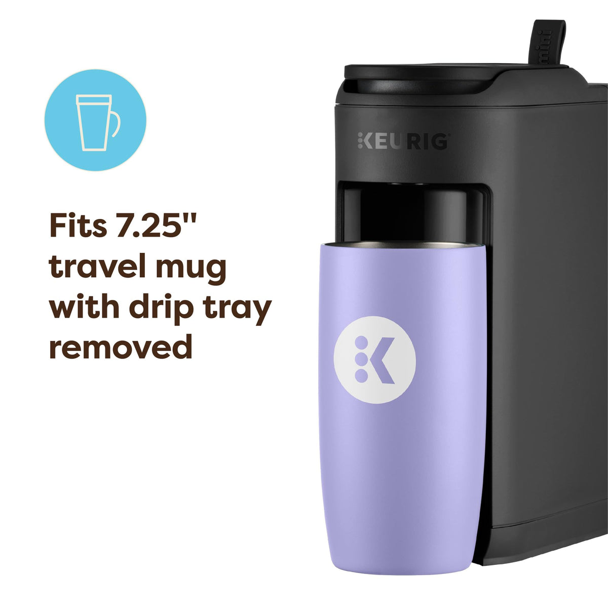 Single Serve K-Cup Pod Coffee Maker, Black L377450