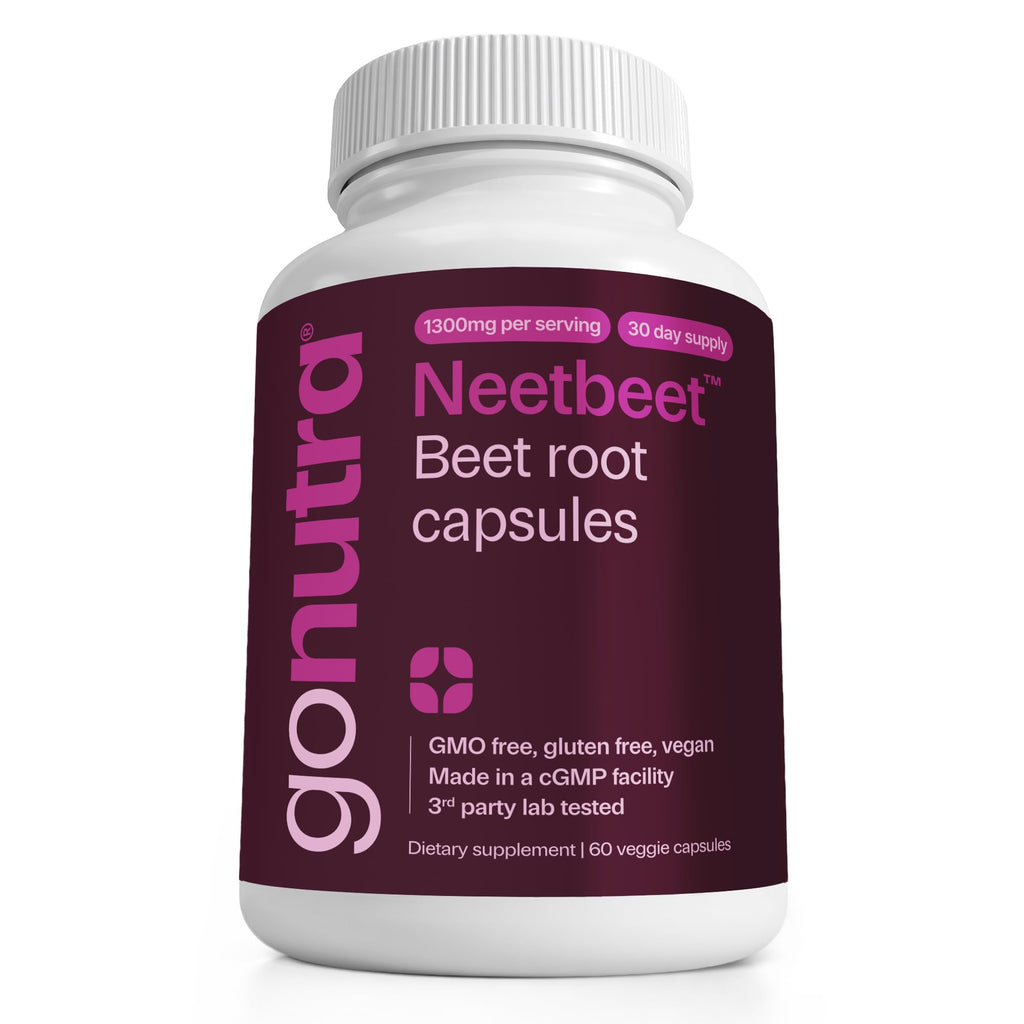 Organic Beet Root Capsules 1300mg 60ct X320