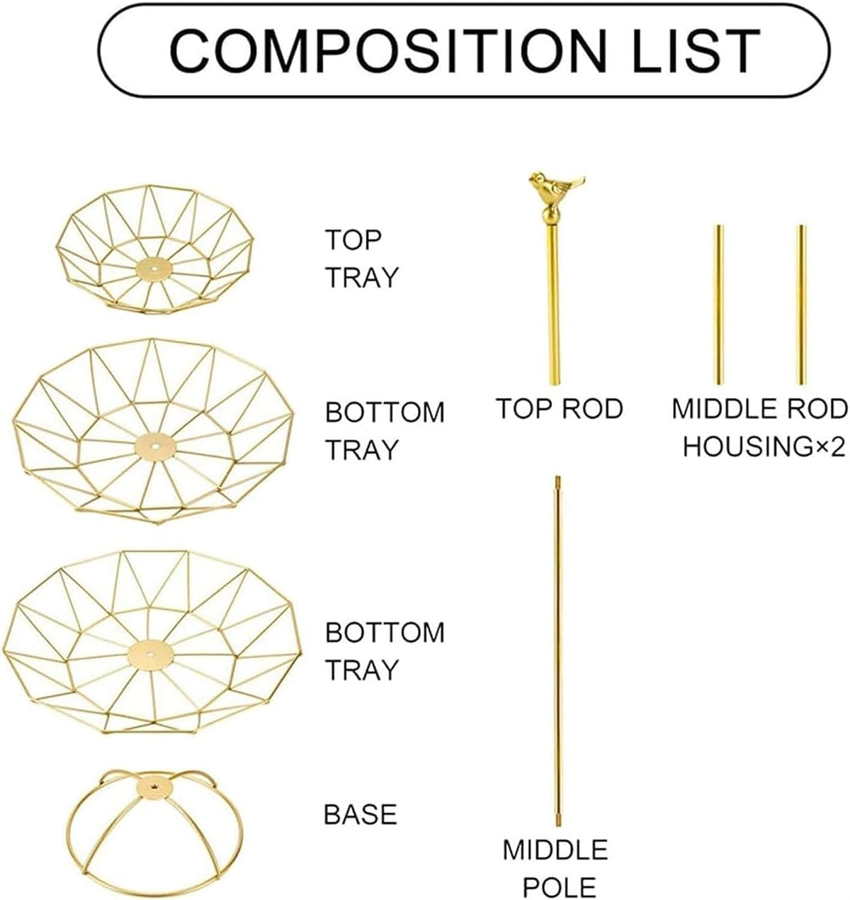 3 Tier Fruit Basket I185290