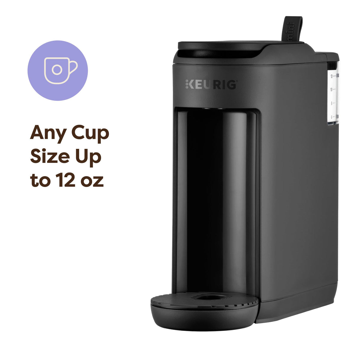 Single Serve K-Cup Pod Coffee Maker, Black L377450