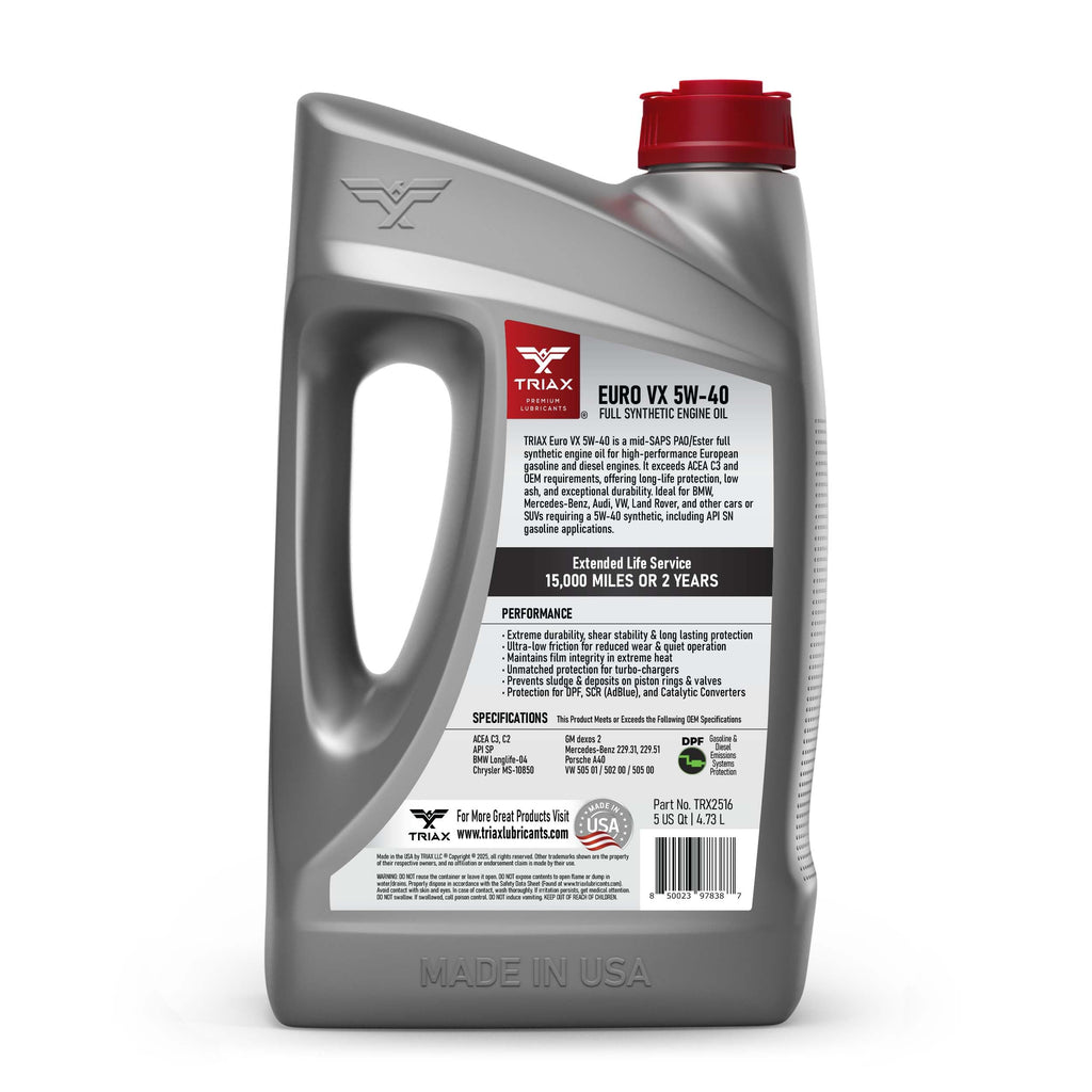 5W-40 Full Synthetic 5 Quart B331