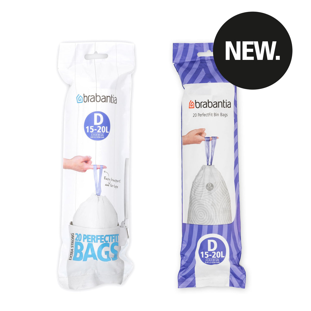 4-5.3 Gal Drawstring Trash Bags N7022