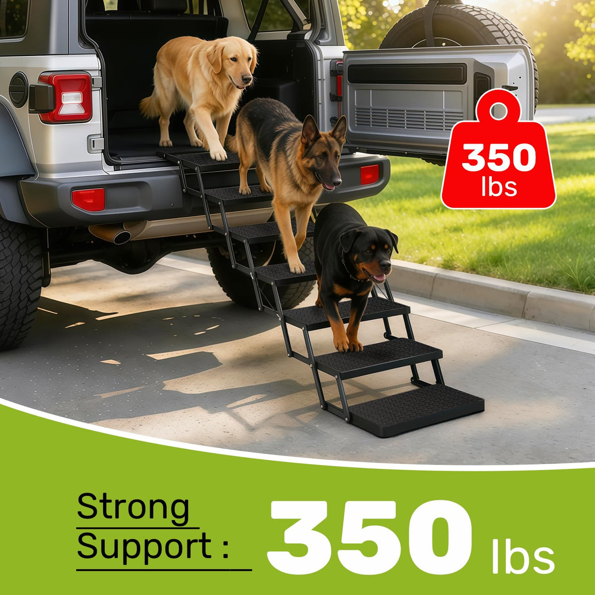 Foldable Dog Steps 7-Step F445