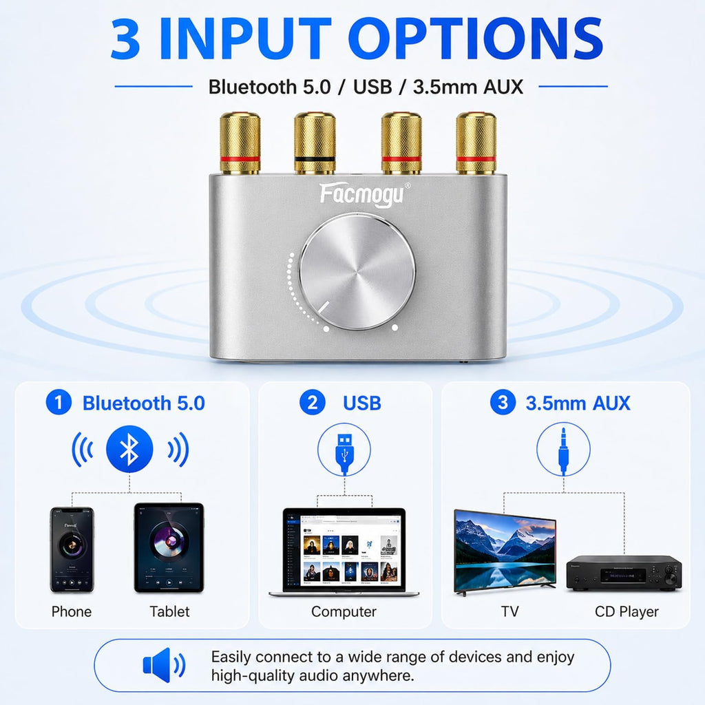 Bluetooth 5.0 Mini Power Amplifier P899800