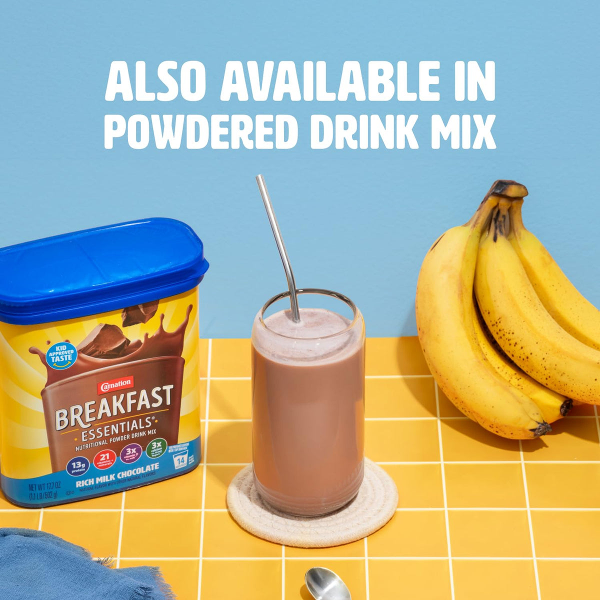 High Protein with Fiber Chocolate Breakfast Essentials 24 pk I6344