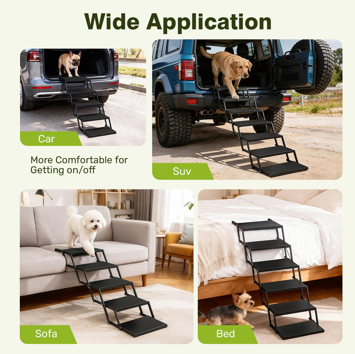 Foldable Dog Steps 7-Step F445
