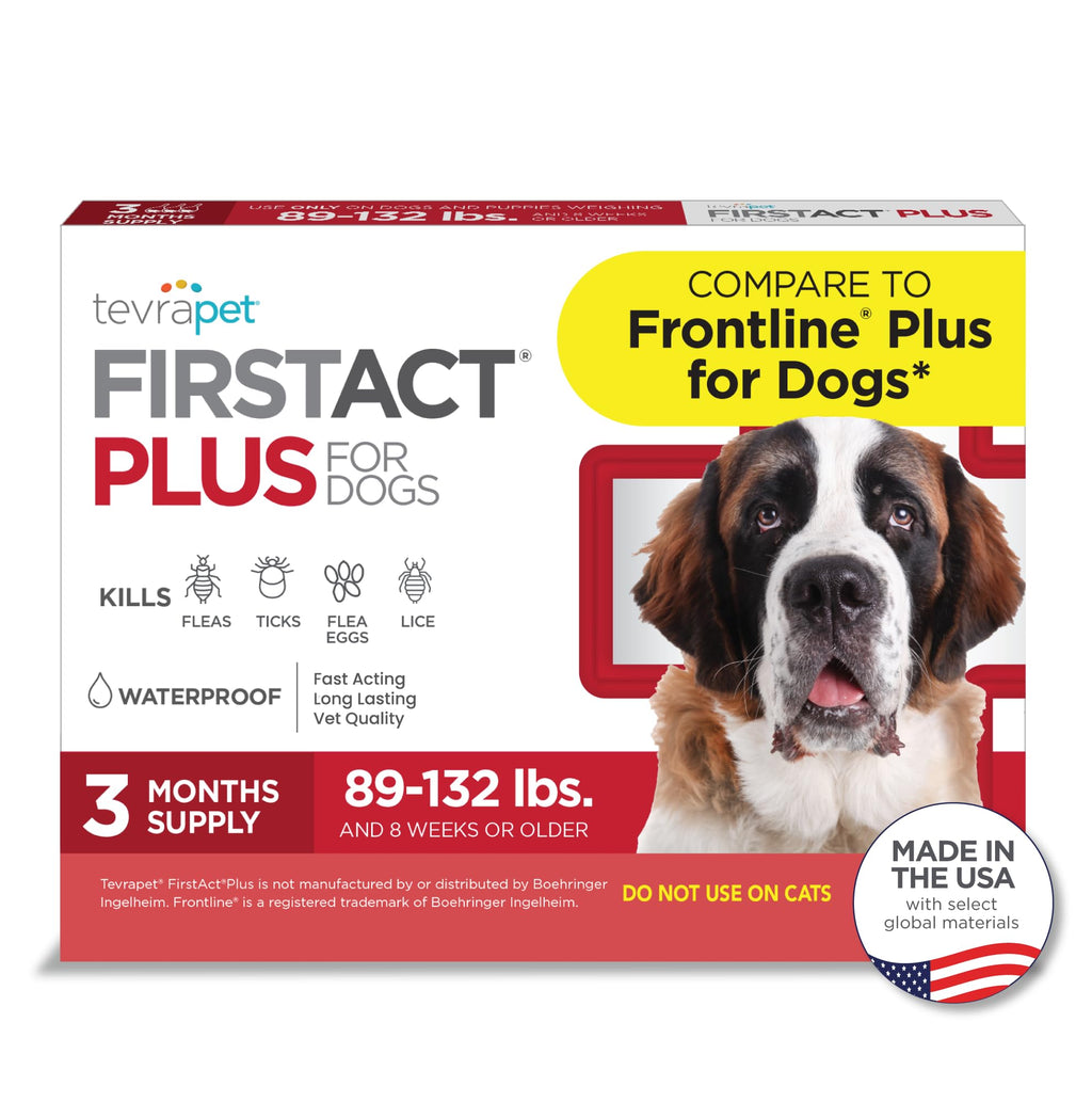 Flea Treatment for Dogs 89+ lbs 3 Doses S3760