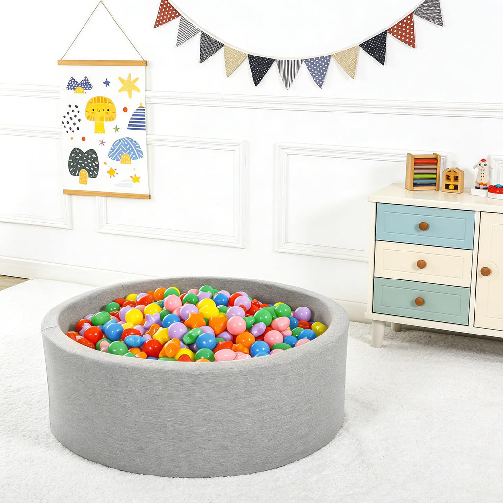 100 200 500 Plastic Balls for Toddlers Phthalate Free BPA Free Non-Toxic Crush Proof Z783